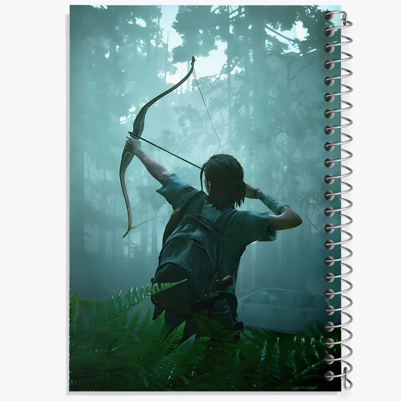 دفتر ژورنال نویسی 50 برگ خندالو مدل نقطه ای طرح لست آف آس (The Last Of Us) کد F1365