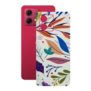 Remax cover sticker Leth model leaf design suitable for Motorola Moto G84 mobile phone