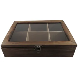 جعبه چای کیسه ای مدل چوبی کد TEA-3