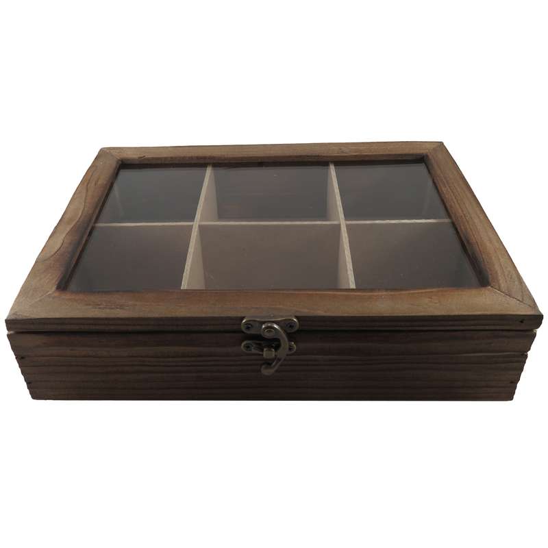 جعبه چای کیسه ای مدل چوبی کد TEA-3