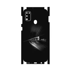 MAHOOT Black Portrait-FullSkin Cover Sticker for Samsung Galaxy M30s