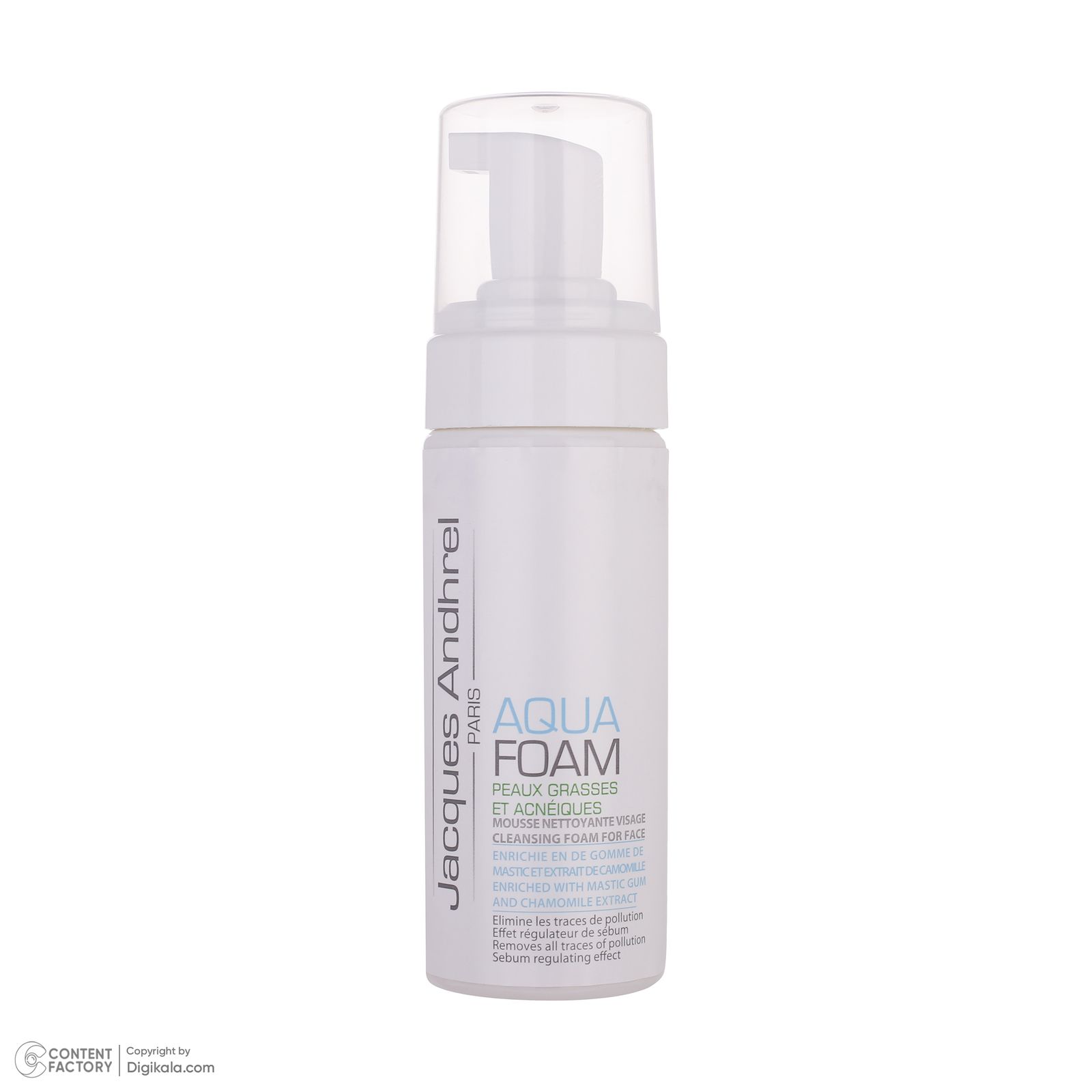 فوم شستشو صورت ژاک آندرل پاریس مدل AQUA حجم 150 میلی لیتر -  - 2