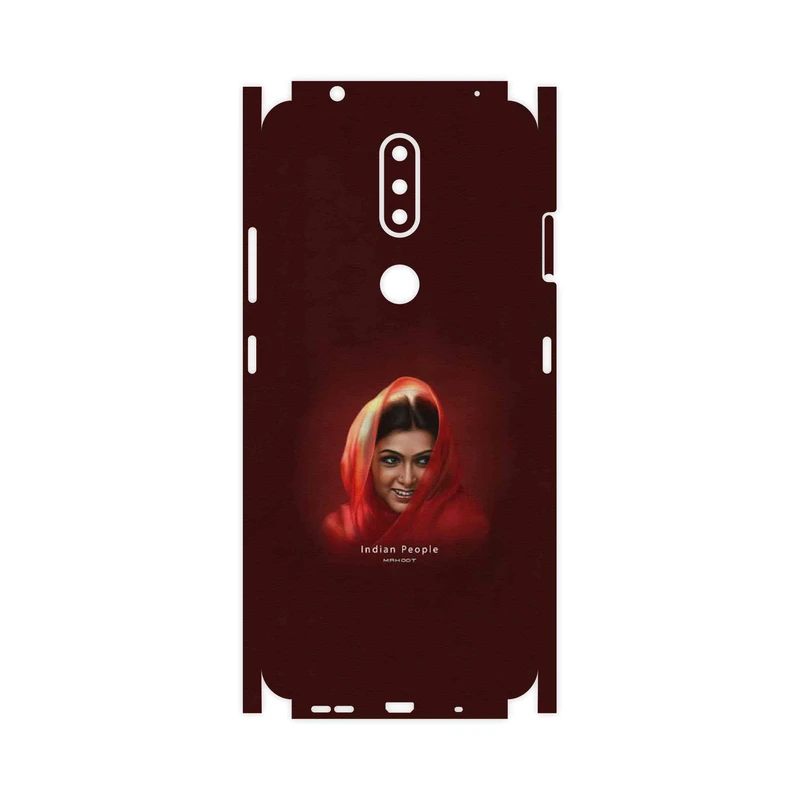 برچسب پوششی ماهوت مدل Portrait of an Indian Woman-FullSkin مناسب برای گوشی موبایل نوکیا 2.4