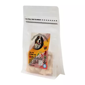 تشویقی سگ پتی ول مدل اسنک استخوانی PetiBone پنیری وزن 100 گرم