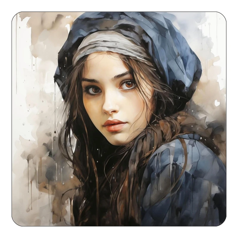 مگنت کاکتی طرح نقاشی رنگ روغن مدل mp70653