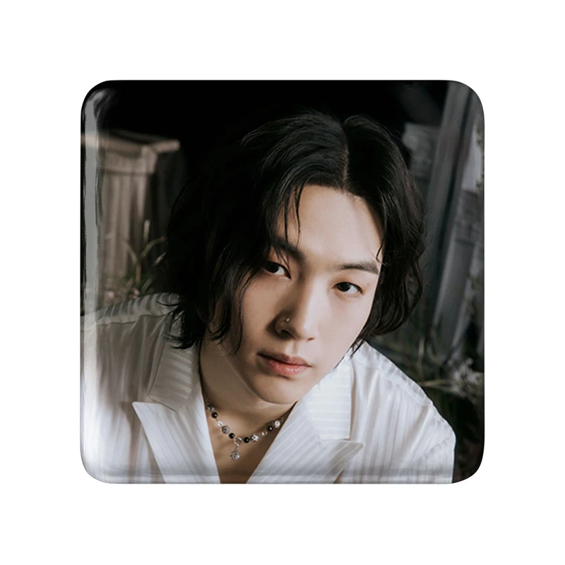 مگنت خندالو طرح جی بی گروه گات سون GOT7  مدل مربعی کد 20970