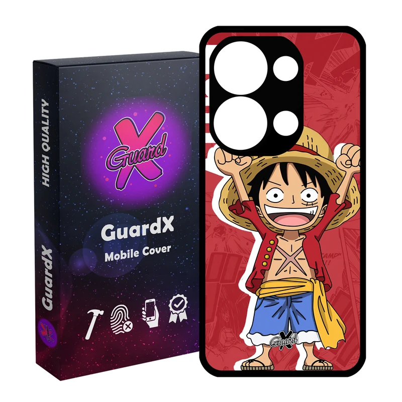 کاور گارد ایکس طرح Luffy مناسب برای گوشی موبایل شیائومی Redmi Note 13 Pro 4G / Poco M6 Pro 4G