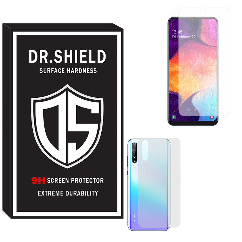 محافظ صفحه نمایش دکتر شیلد مدل TSPDR-06 مناسب برای گوشی موبایل هواوی Y8p به همراه محافظ پشت گوشی