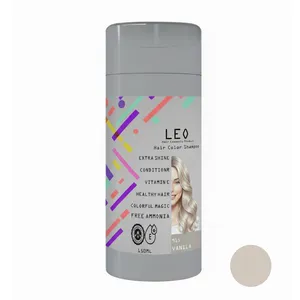 شامپو رنگ مو لئو شماره 915 رنگ وانیلی حجم 150 میلی لیتر