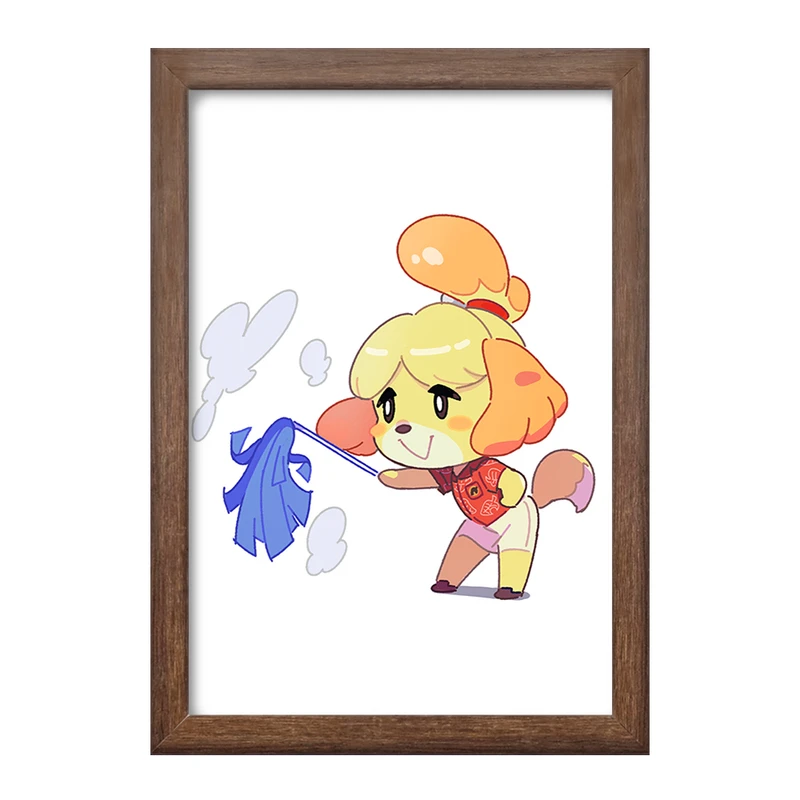 تابلو خندالو طرح بازی انیمال کراسینگ (Animal Crossing) کد 32637