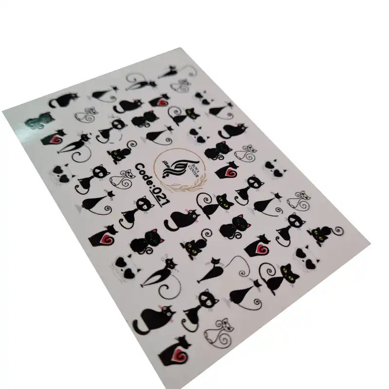 برچسب لنز ناخن مدل 021