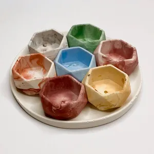 مجموعه ظروف هفت سین  8 پارچه طرح سنگ مدل s88