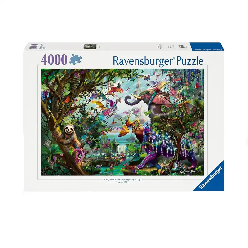 پازل 4000 تکه راونزبرگر مدل Tropical Dragons کد 12000812