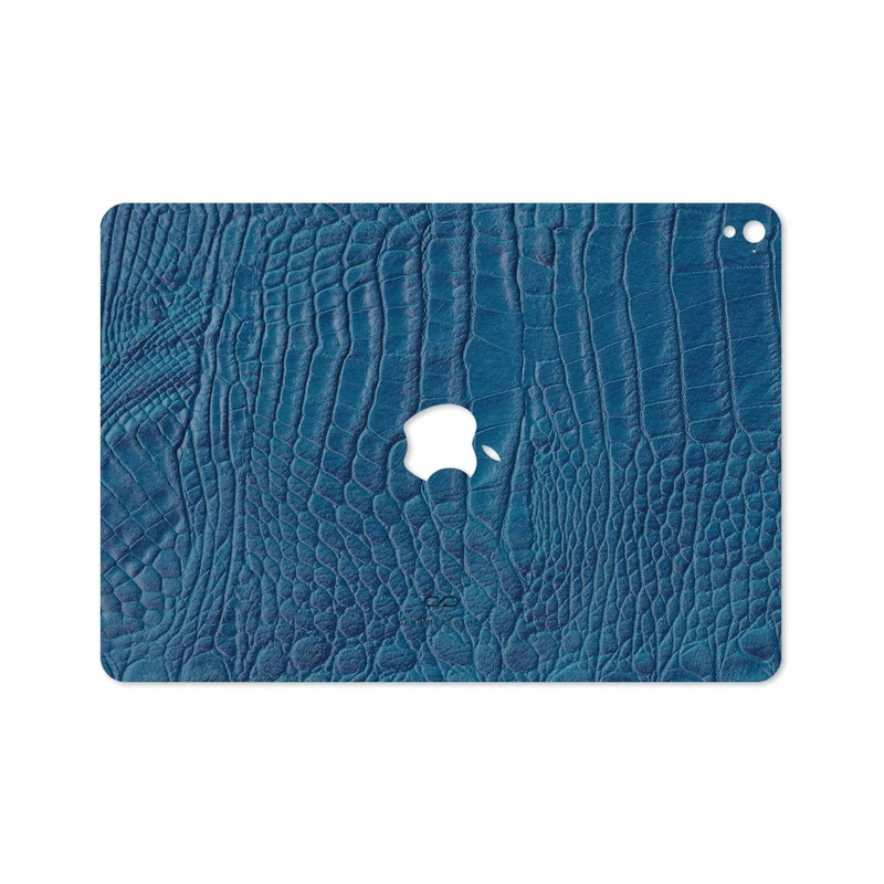 برچسب پوششی ماهوت مدل Blue-Crocodile-Leather مناسب برای تبلت اپل iPad Pro 9.7 2016 A1675