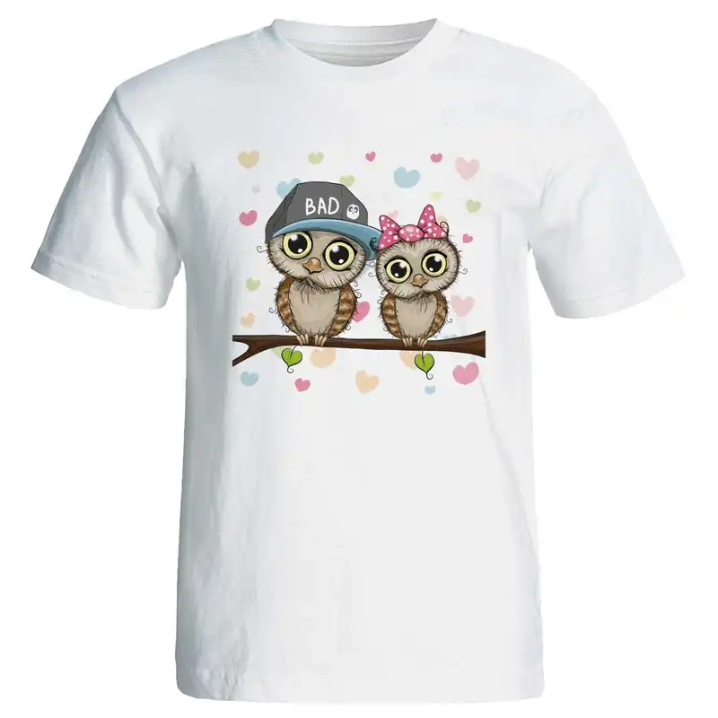 تی شرت آستین کوتاه بچگانه مدل جغد