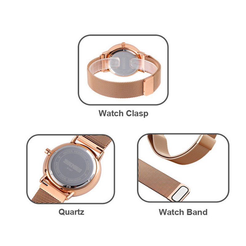 ساعت مچی عقربه ای زنانه اسکمی مدل 9197G