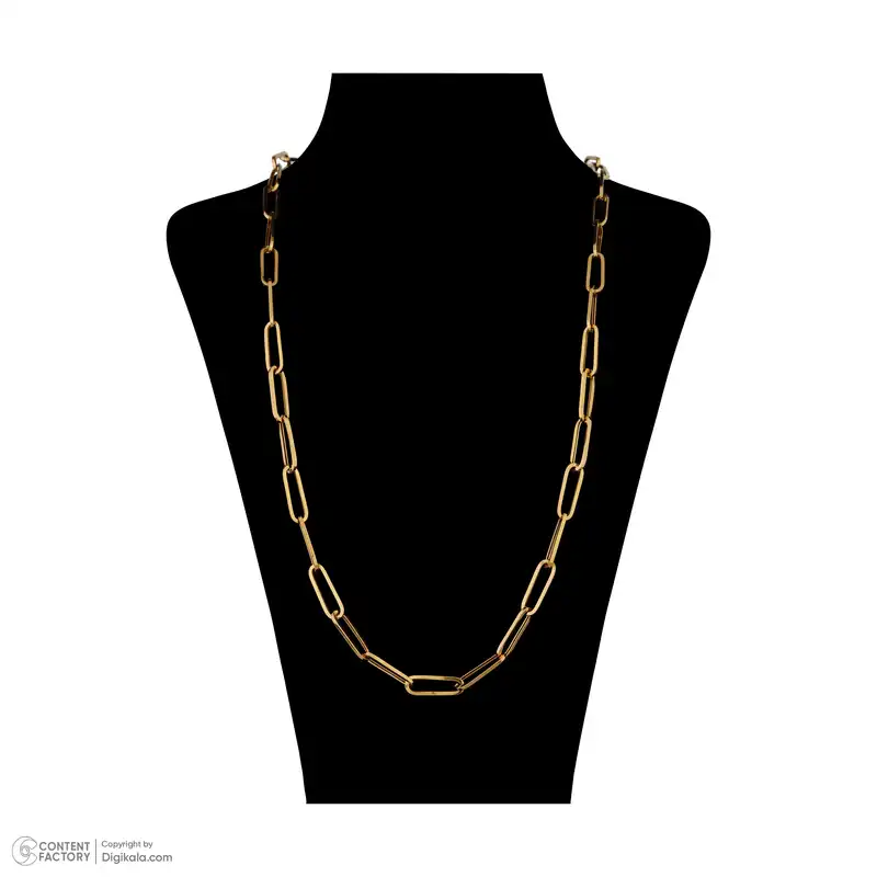 گردنبند طلا 18 عیار زنانه طلای مستجابی مدل 80105