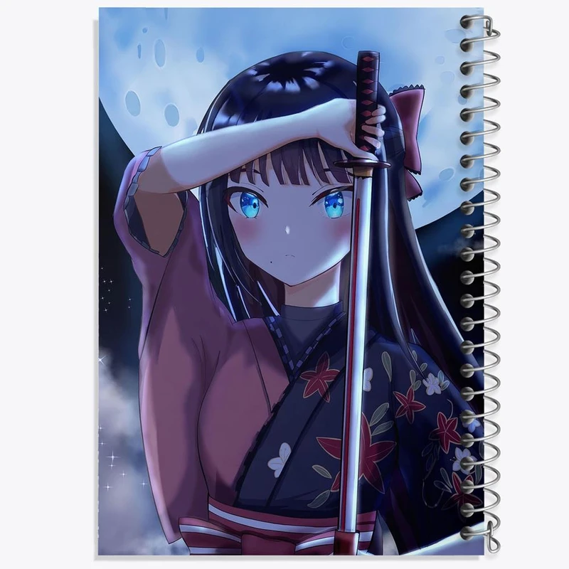 دفتر مشق 50 برگ خندالو مدل دیا انیمه مادوکا مجیکا Madoka Magica کد 18432