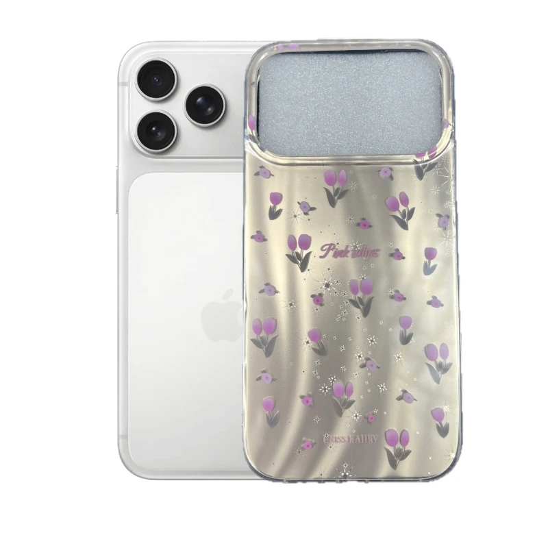 کاور طرح گل لاله مناسب برای گوشی موبایل اپل iPhone 17 Pro Max