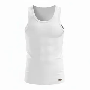 زیرپوش رکابی یقه گرد مردانه پنبینه مدل نخ پنبه خالص سوپر کامپکت ارگانیک