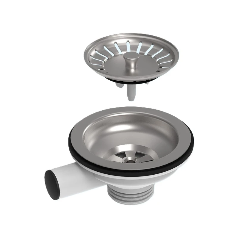 زیرآب سینک ظرفشویی محک مدل فانتزی با خروجی سرریز کد 227