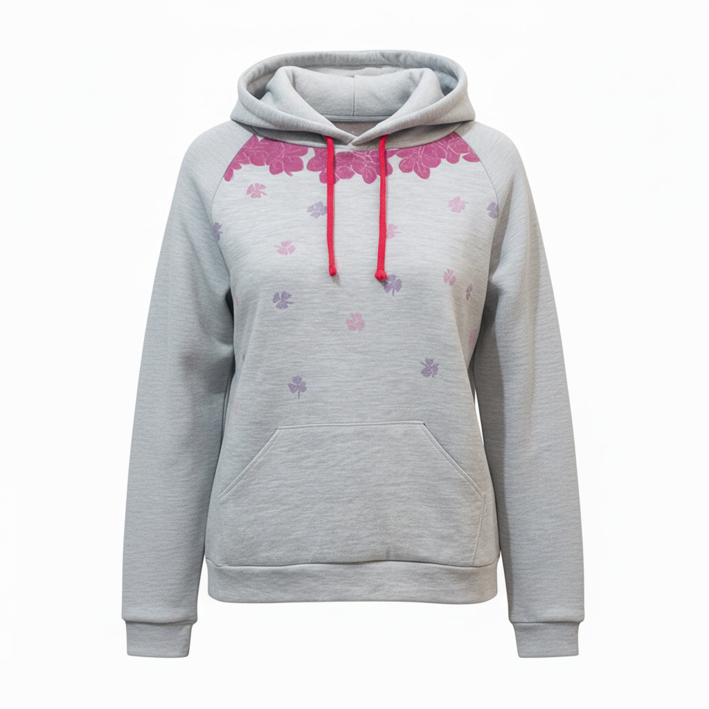 هودی زنانه مدل ارکیده