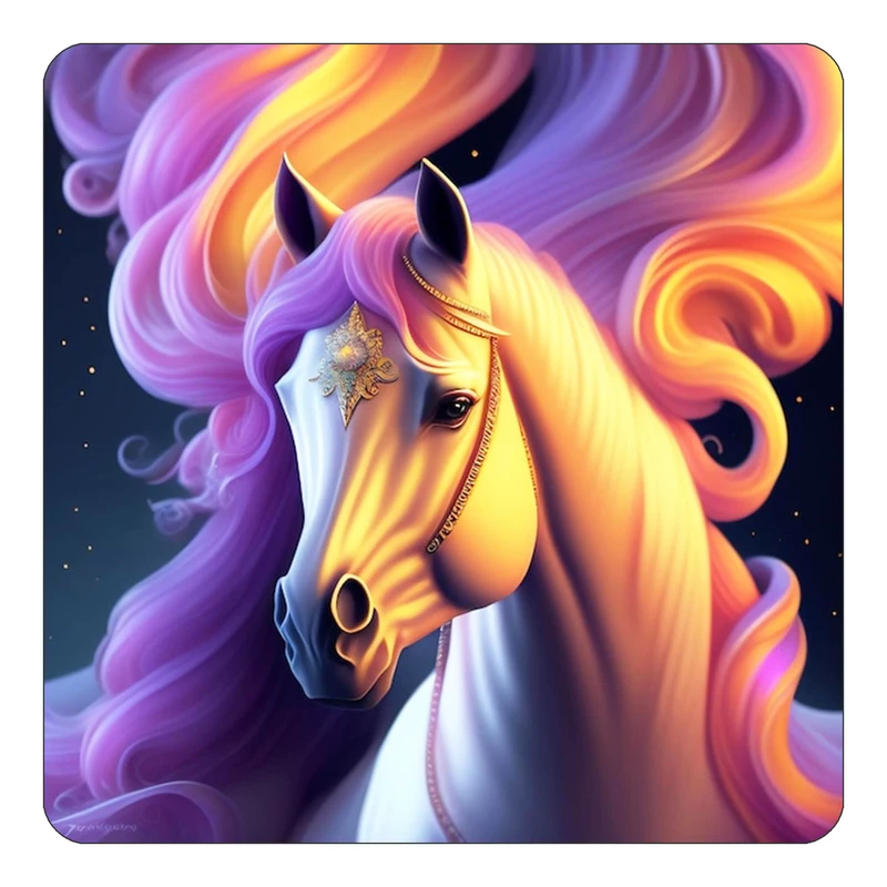 مگنت کاکتی طرح اسب تک شاخ و یونیکورن مدل mp31681