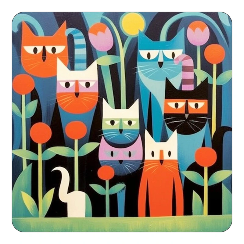 مگنت کاکتی طرح حیوانات رنگی مدل mp27120