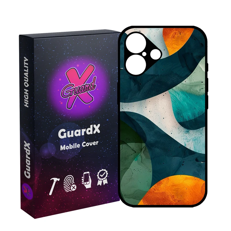 کاور گارد ایکس طرح رنگی مدل 11082 مناسب برای گوشی موبایل اپل iPhone 16