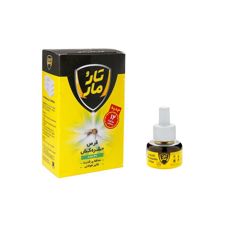 مایع پش کش تارومار مدل Maye حجم 30 میلی لیتر به همراه قرص حشره کش تارومار کد 30