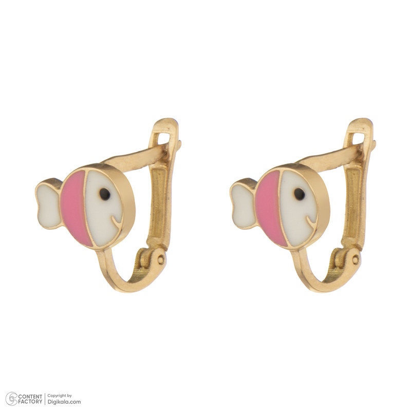 گوشواره طلا 18 عیار دخترانه میو گلد مدل E1194 گوشواره طلا 18 عیار دخترانه میو گلد مدل E1194
