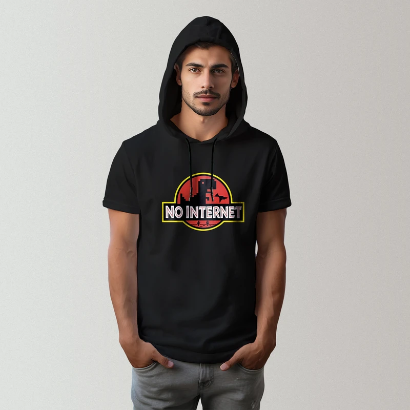 تی شرت کلاه دار مردانه مدل 14020910i