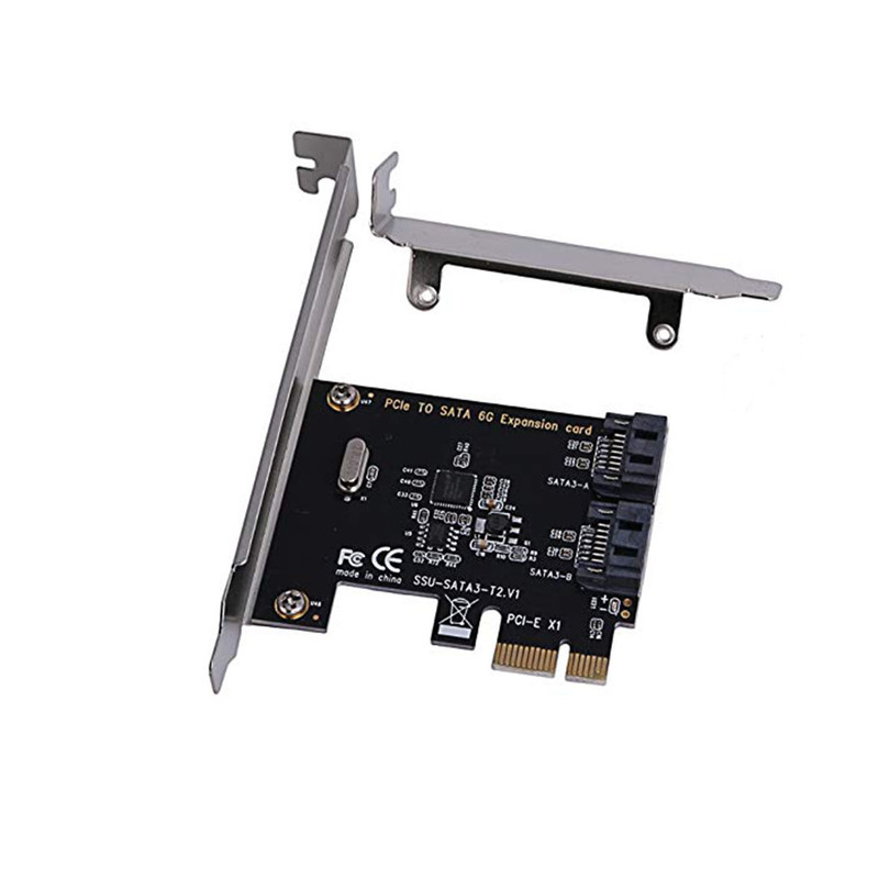 کارت تبدیل 2 پورت PCI-E به SATA مدل Alfais 4325
