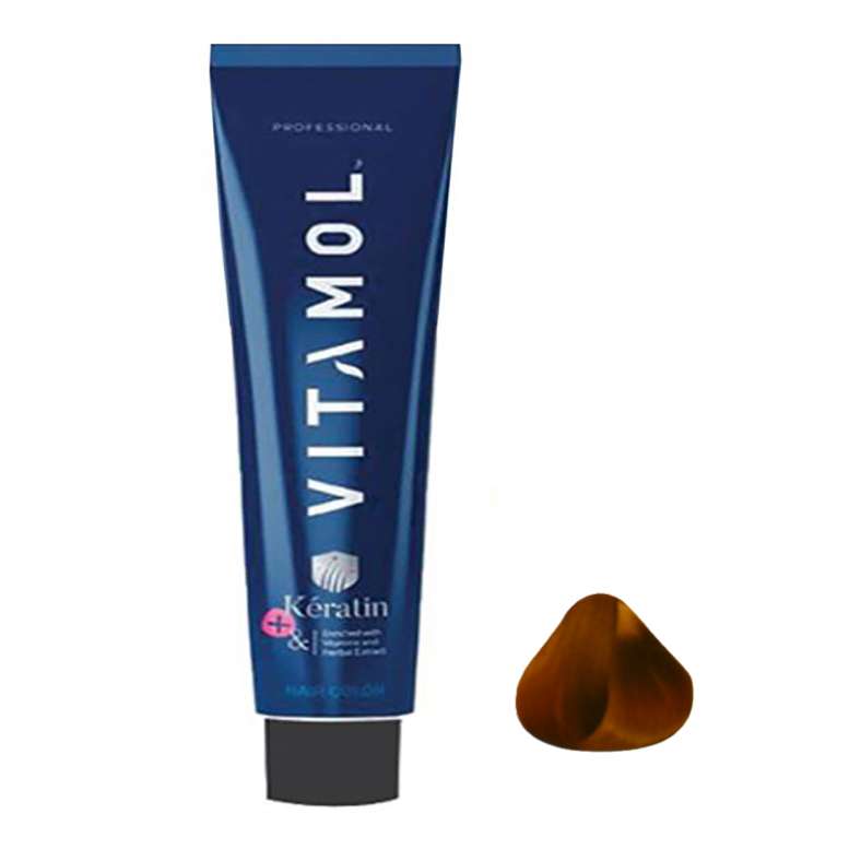رنگ مو ویتامول سری natural شماره 7 حجم 120 میلی لیتر رنگ بلوند متوسط