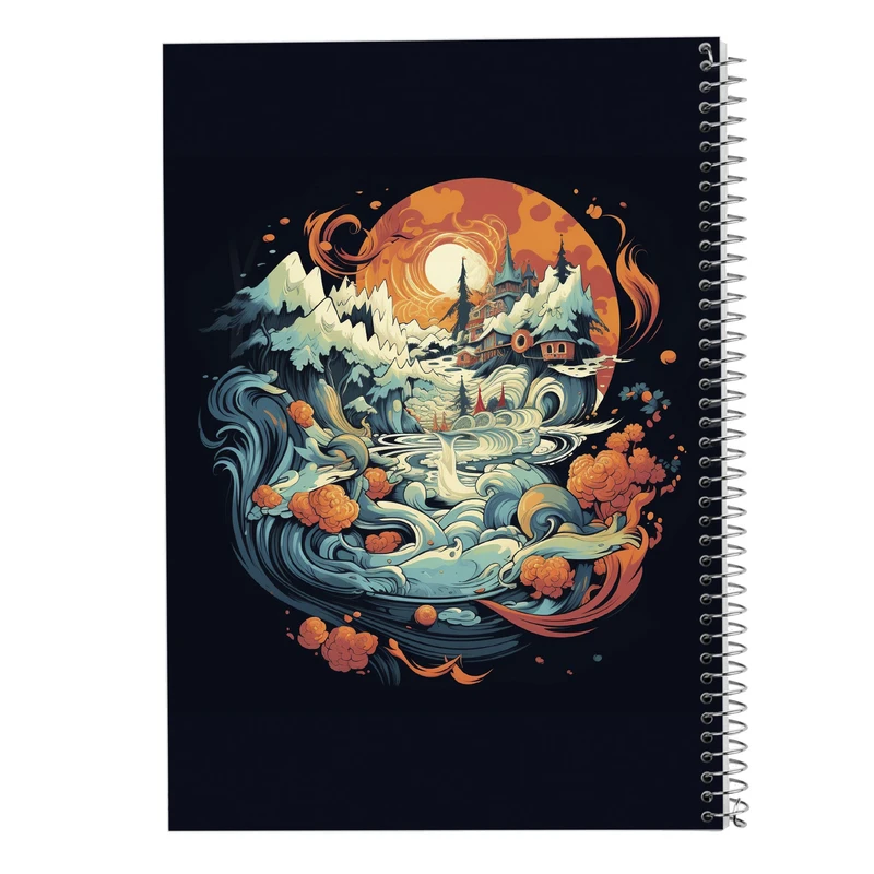 دفتر مشق 100 برگ مدوپد مدل Ghibli کد DF2521