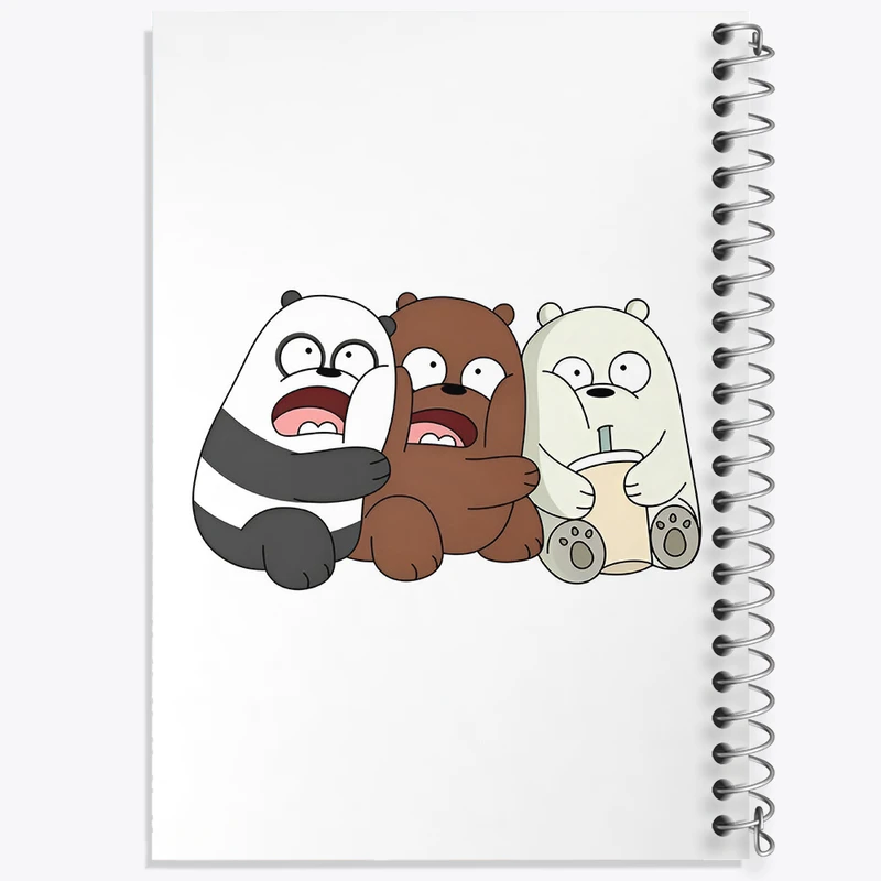 دفتر لیست خرید 50 برگ خندالو طرح سه خرس کله پوک کد N3185