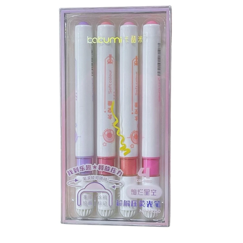 ماژیک علامت گذار مدل بابومی کد 401 بسته 4 عددی