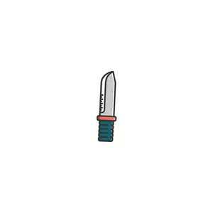 استیکر لپ تاپ لولو طرح چاقو KNIFE کد 769