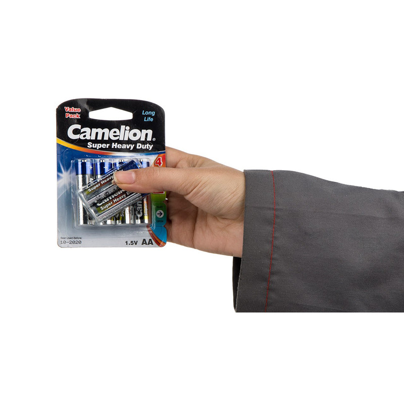 باتری قلمی و نیم قلمی کملیون مدل Super Heavy Duty بسته 12 عددی