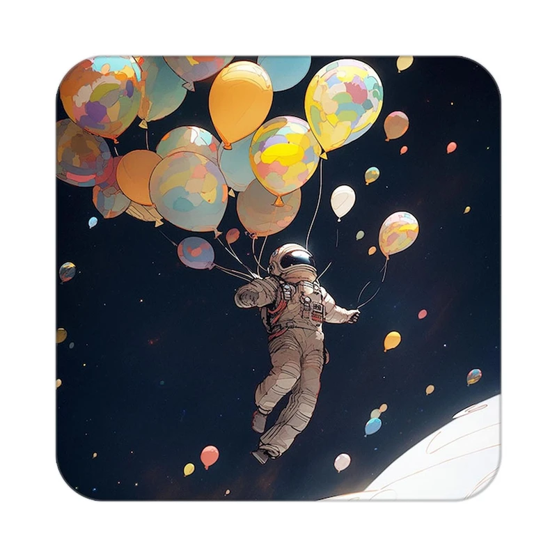 زیر لیوانی کاکتی طرح فضانورد مدل mp46431