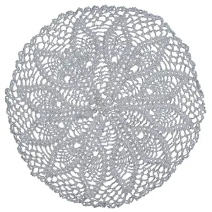 رومیزی بافتنی مدل گل کد 002