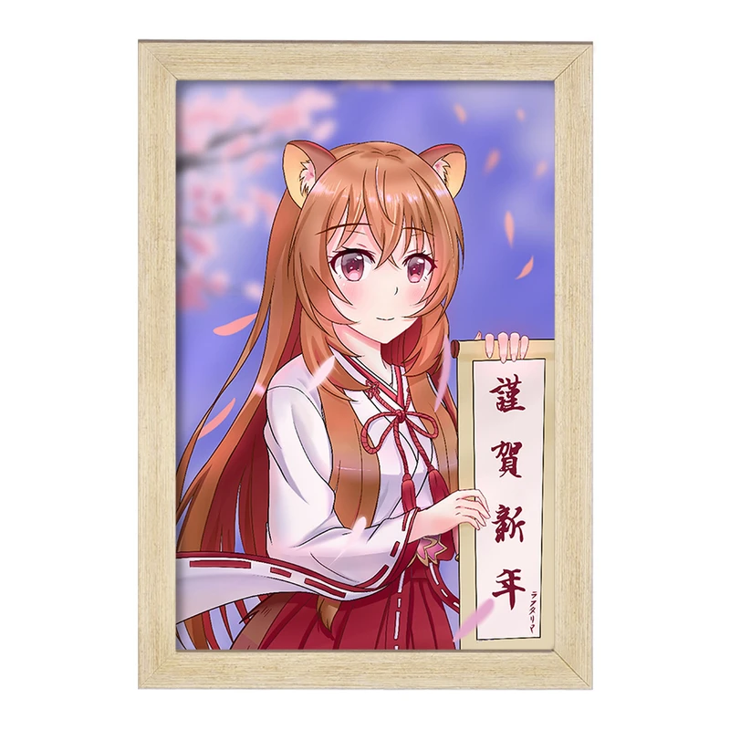 تابلو خندالو مدل رافتالیا انیمه ظهور قهرمان سپر  کد 15975