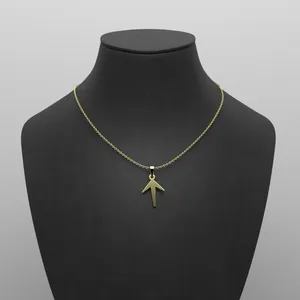 گردنبند طلا 18 عیار زنانه مدوپد مدل تیر کد R2-1-1056