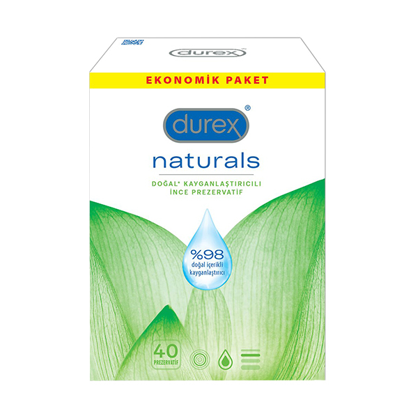 کاندوم دورکس مدل نچرال بسته 40 عددی