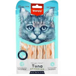 بستنی گربه ونپی مدل Tuna CodFish وزن 70 گرم