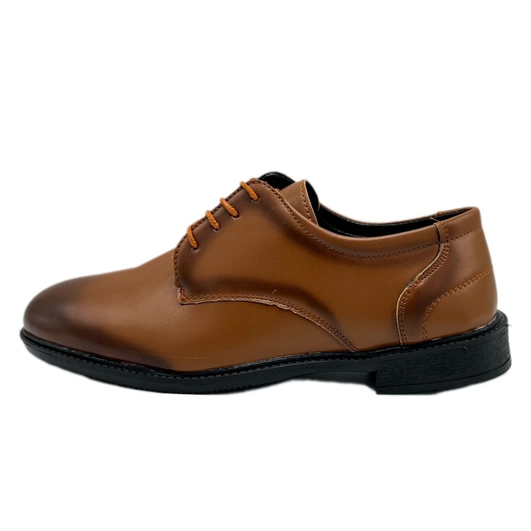 کفش مردانه مدل سبلان دو رنگ عسلی -  - 1