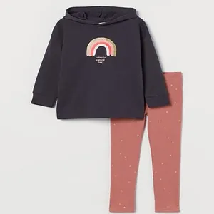 ست هودی و شلوار دخترانه اچ اند ام مدل 0918016001