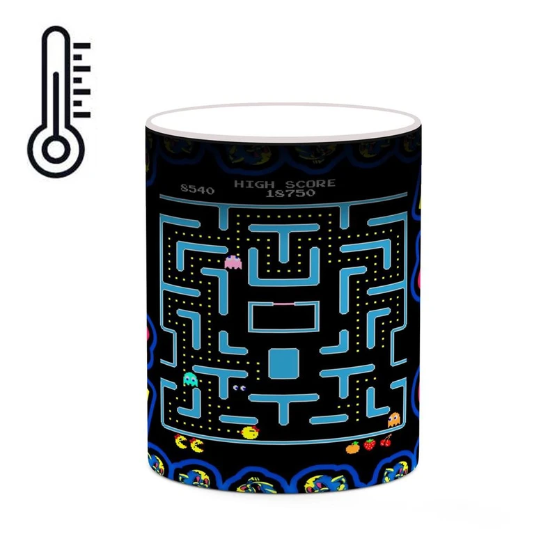 ماگ حرارتی کاکتی مدل بازی Ms. Pac-Man کد mgh29663