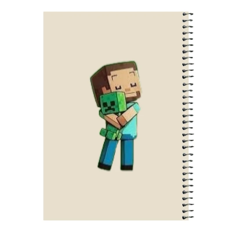 دفتر مشق 80 برگ اس جی مدل ماینکرفت کد۱   
