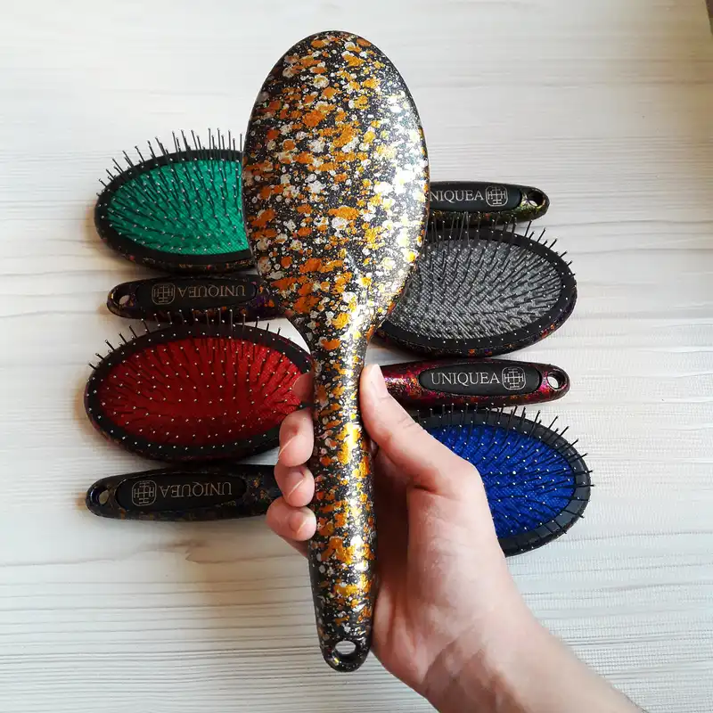 برس مو یونیکا طرح سرامیک بسته 12 عددی